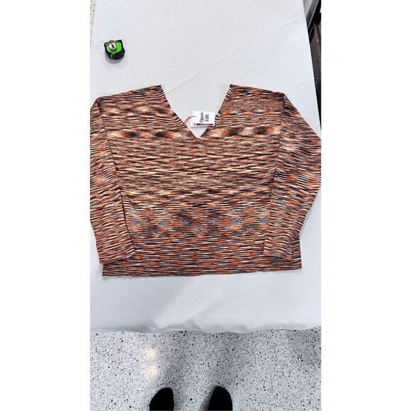 OPEN EDIT RIBBED OFF THE SHOULDER LONG SLEEVE SWEATER WOMENS SZ 2XL NEW - Picture 8 of 9